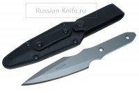 Метательный нож Мангуст в кожаном чехле (сталь 70Х16МФС), Мелита-К