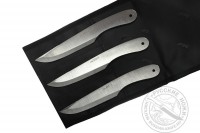 - Комплект спортивных ножей "Осетр-2", 3 шт в скатке (сталь 40Х13)