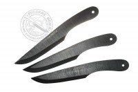 - Комплект спортивных ножей "Осетр-2", 3 шт (сталь 30ХГСА)
