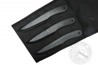 - Комплект метательных ножей "Осетр-2", 3 шт в скатке (сталь 30ХГСА)