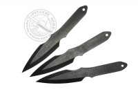 Комплект спортивных ножей "Мангуст", 3 шт (сталь 30ХГСА)