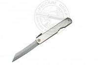 Нож складной HKI-070 silver, Higonokami, 70 мм, (сталь "Aogami" голубая бумага, 3 слоя)