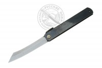 - Нож складной HKC-100 black, Higonokami, 100 мм, (сталь "Aogami" голубая бумага, однослойная)