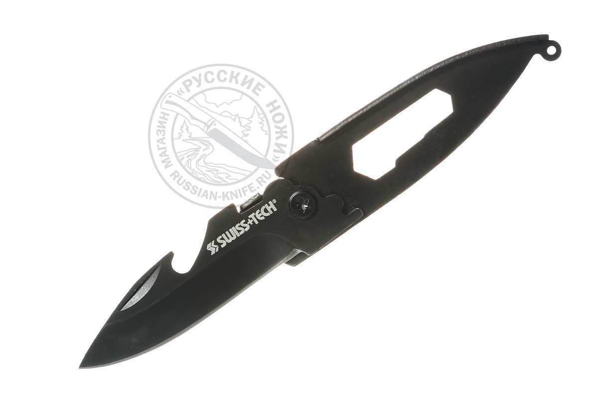 Мультитул карманный SwissTech BLAK Slim Knife #ST45019