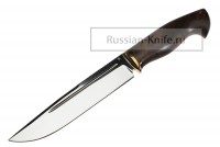 Нож Медведь, орех, А. Чебурков (сталь Х12МФ)