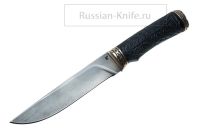 Булатный Нож Лань-5, ювелирная бронза, резьба